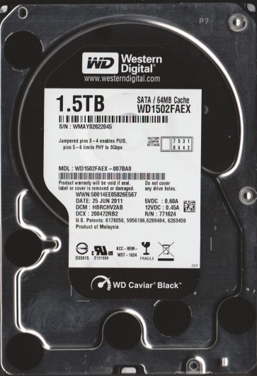Western Digital WD1502FAEX