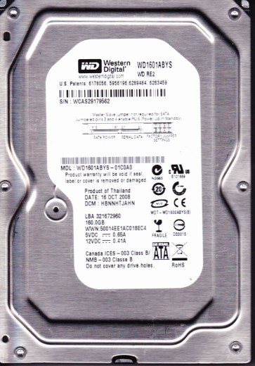 Western Digital WD1601ABYS