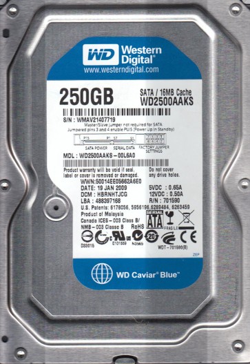 Western Digital WD2500AAKS