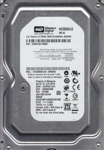 Western Digital WD3200AVJS