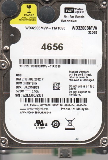 Western Digital WD3200BMVV