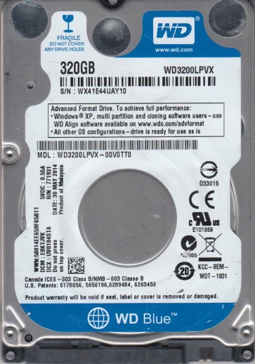 Western Digital WD3200LPVX