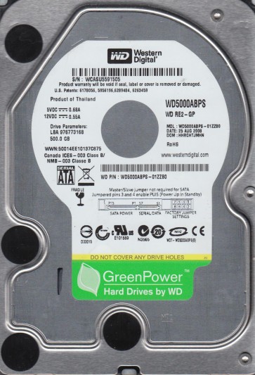 Western Digital WD5000ABPS