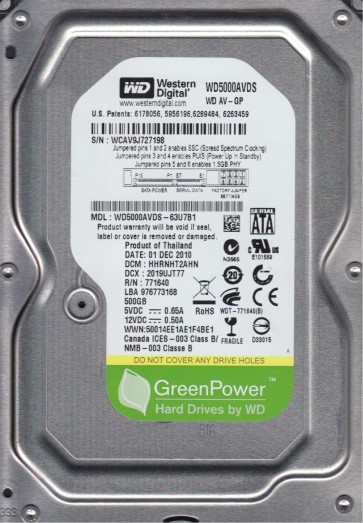 Western Digital WD5000AVDS