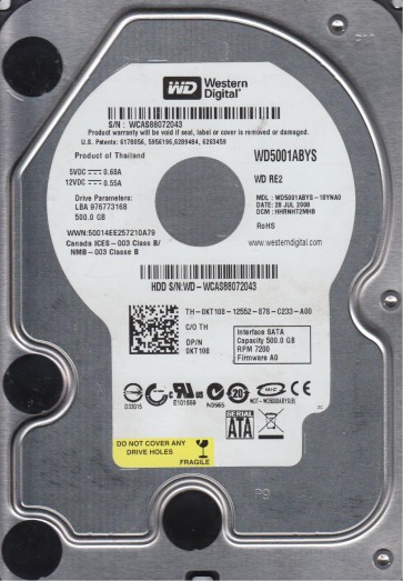 Western Digital WD5001ABYS