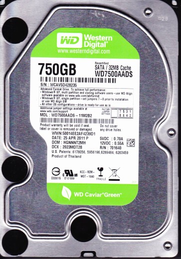 Western Digital WD7500AADS