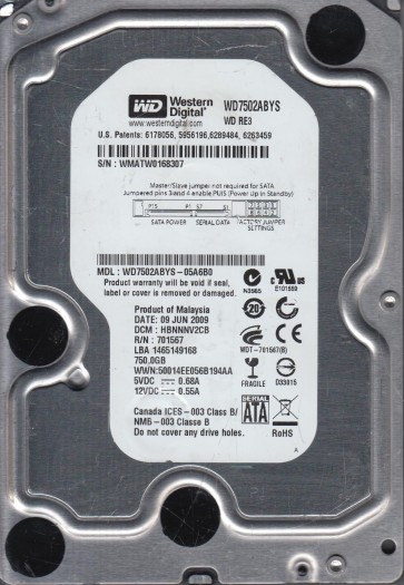 Western Digital WD7502ABYS