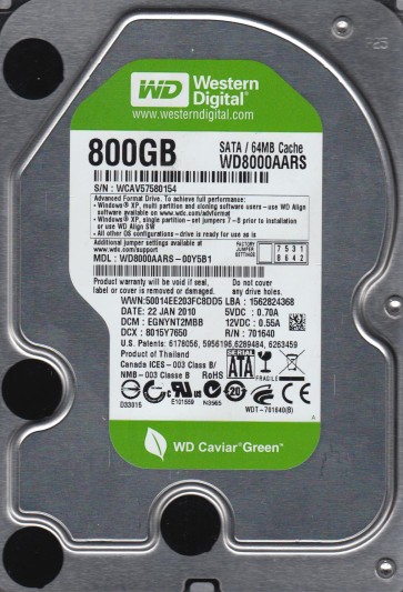Western Digital WD8000AARS
