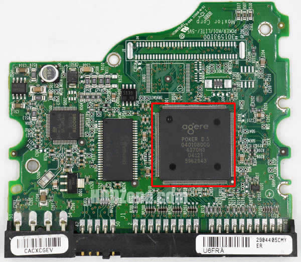 040108000 Maxtor PCB Main Controller IC Number