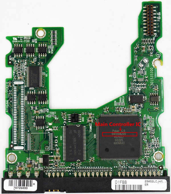 040108200 Maxtor PCB Main Controller IC Number