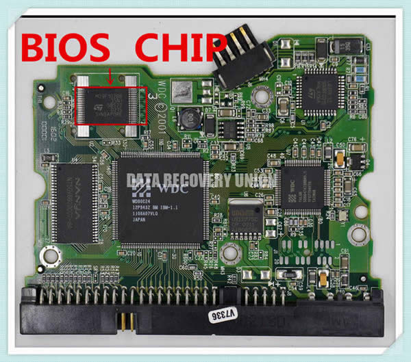 2060-001102-003 Western Digital PCB BIOS Chip