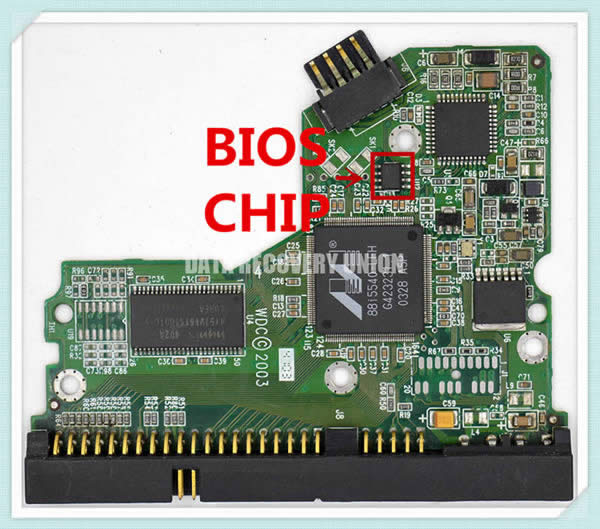 2060-001130-010 Western Digital PCB BIOS Chip