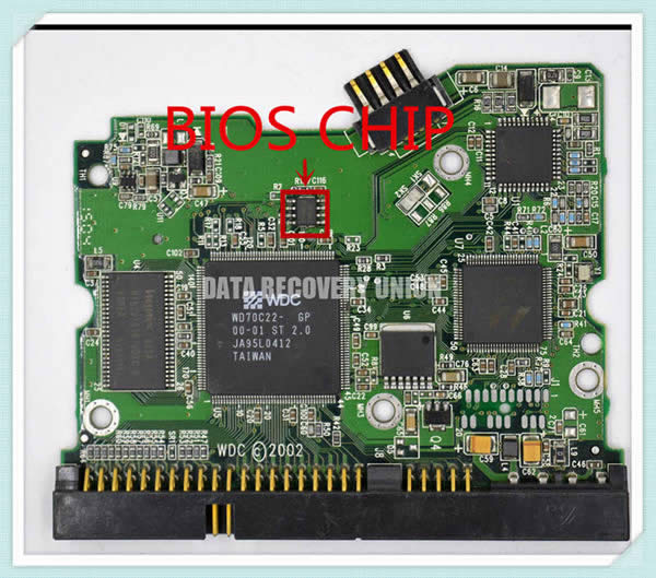 2060-001173-004 Western Digital PCB BIOS Chip