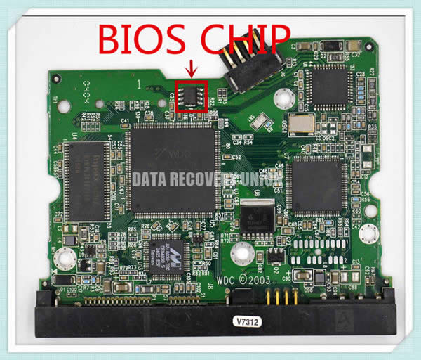 2060-001215-003 Western Digital PCB BIOS Chip