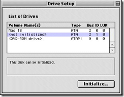 Format hard drive using Mac OS