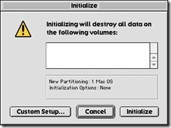Format hard drive using Mac OS