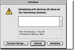Format hard drive using Mac OS