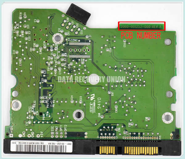 2060-001252-000 WD PCB Circuit Board