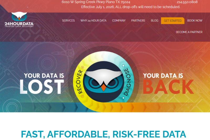24 Hour Data Data Recovery