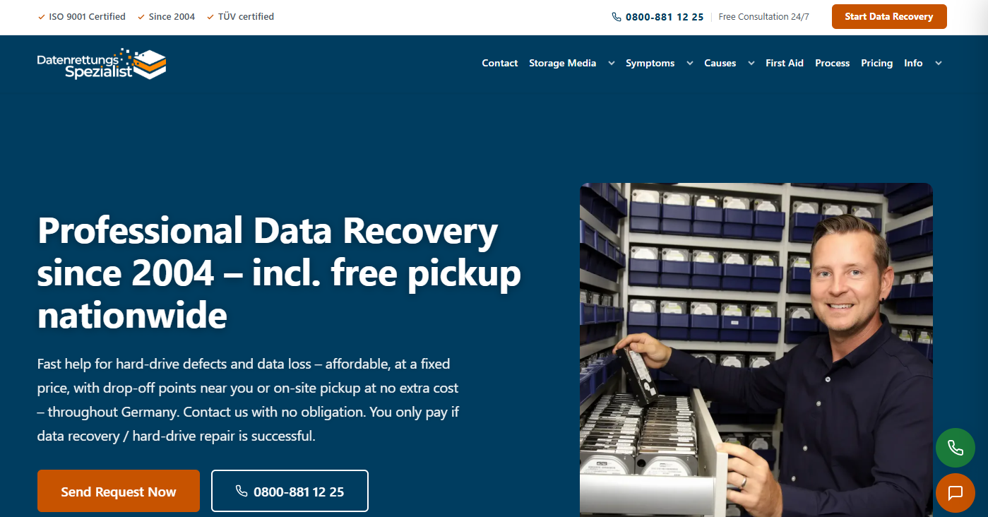 Datenrettungsspezialist Data Recovery