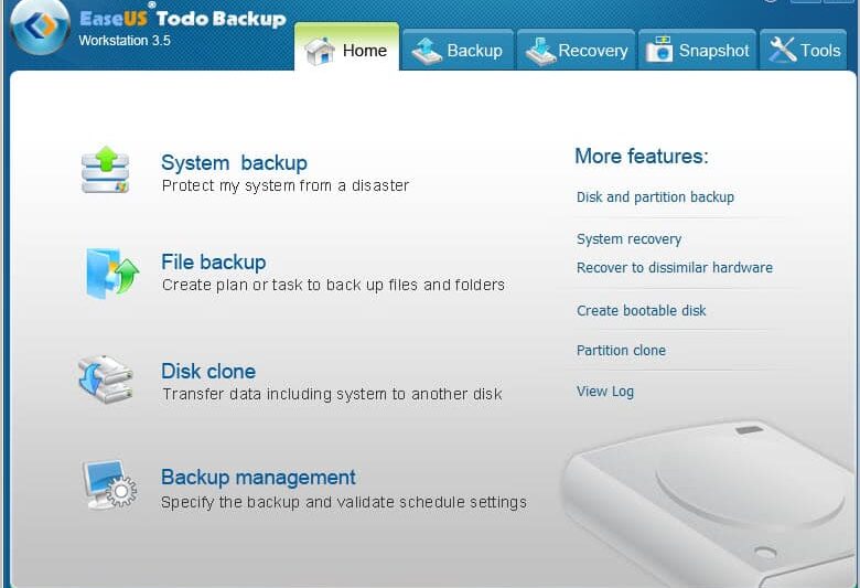 EaseUS Todo Backup