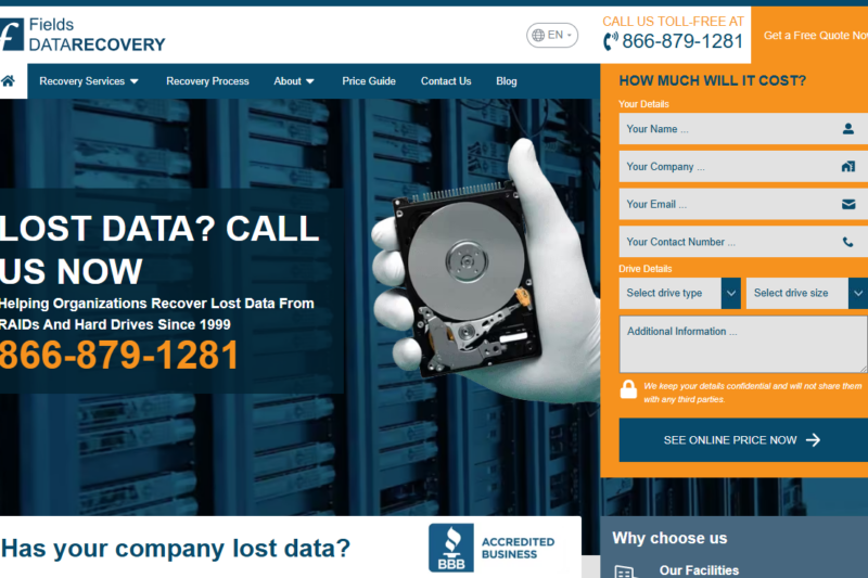 Fields Data Recovery