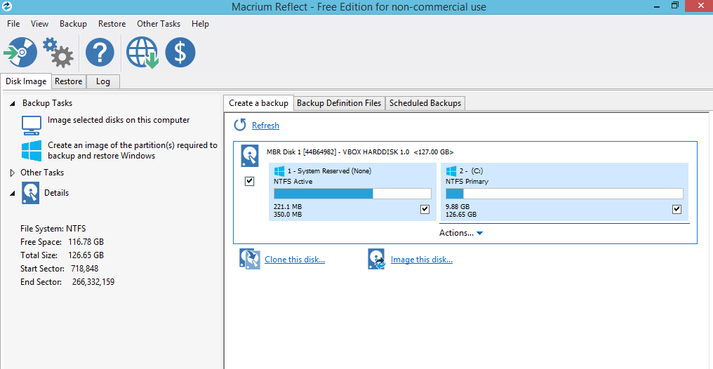Macrium Reflect Free