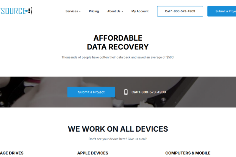 Outsource Data Recovery