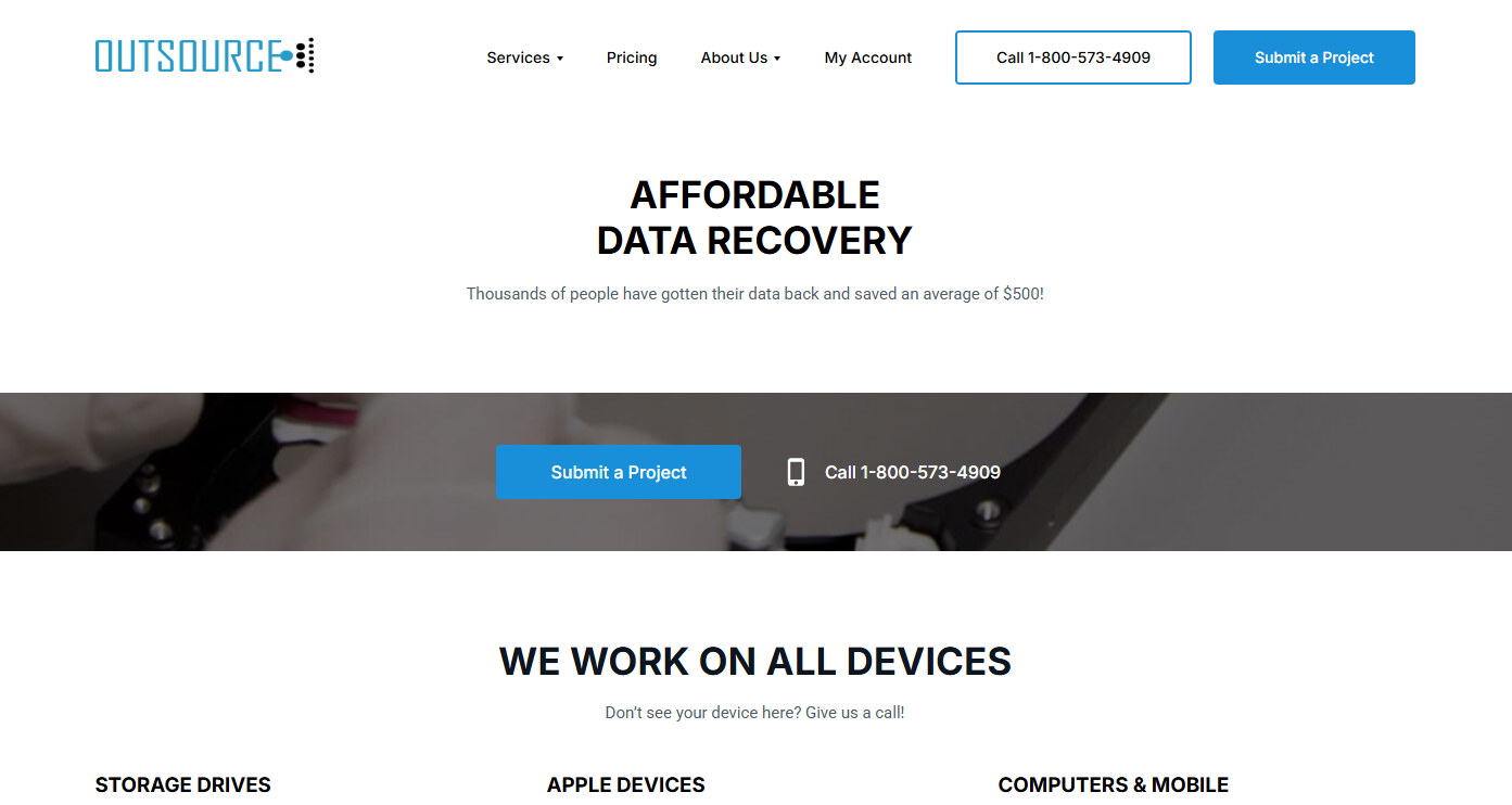 Outsource Data Recovery